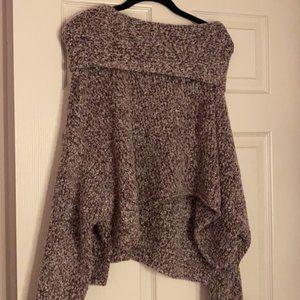 Maroon Free people sweater